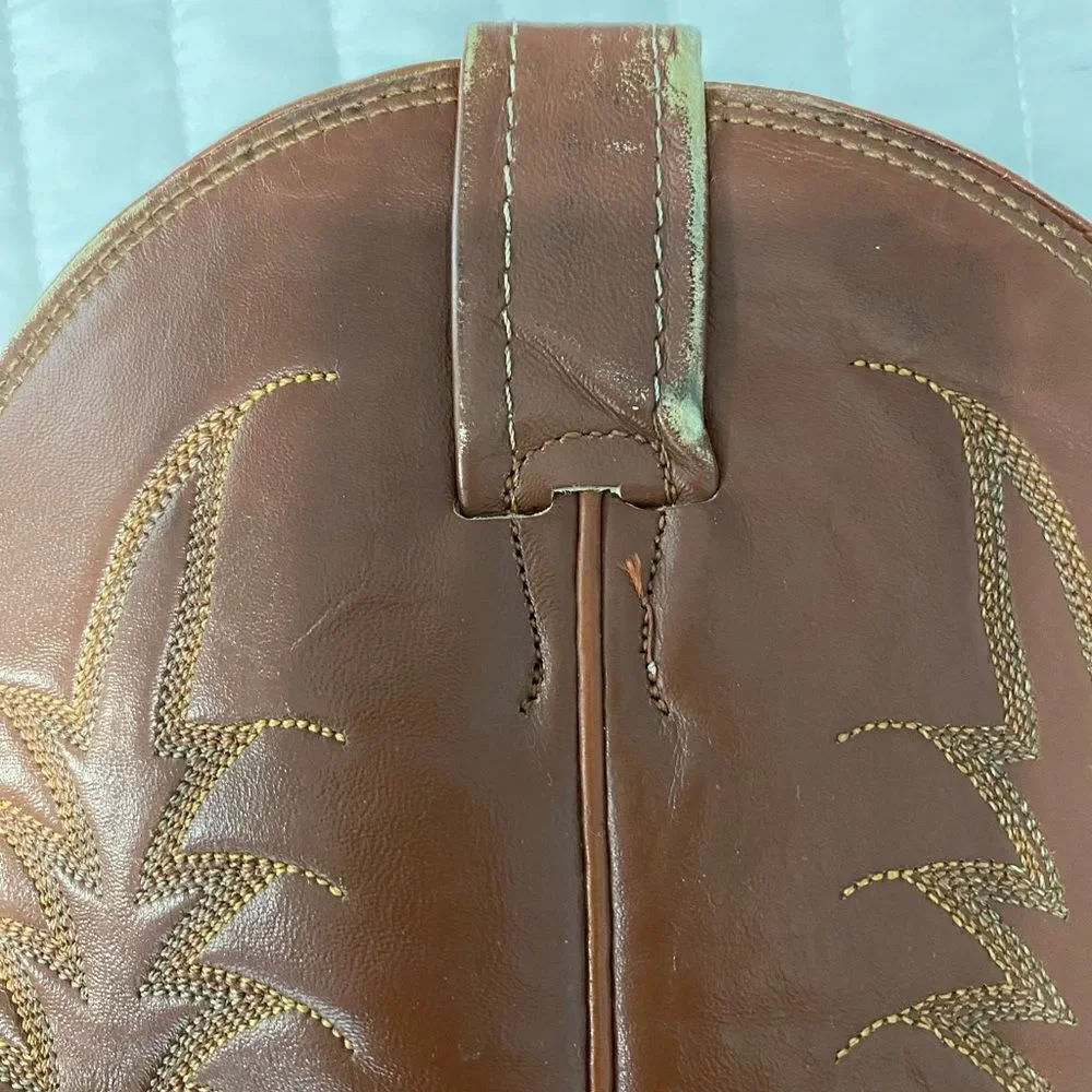 NOCONA Cowboy Leather Boots Men Size 8.5